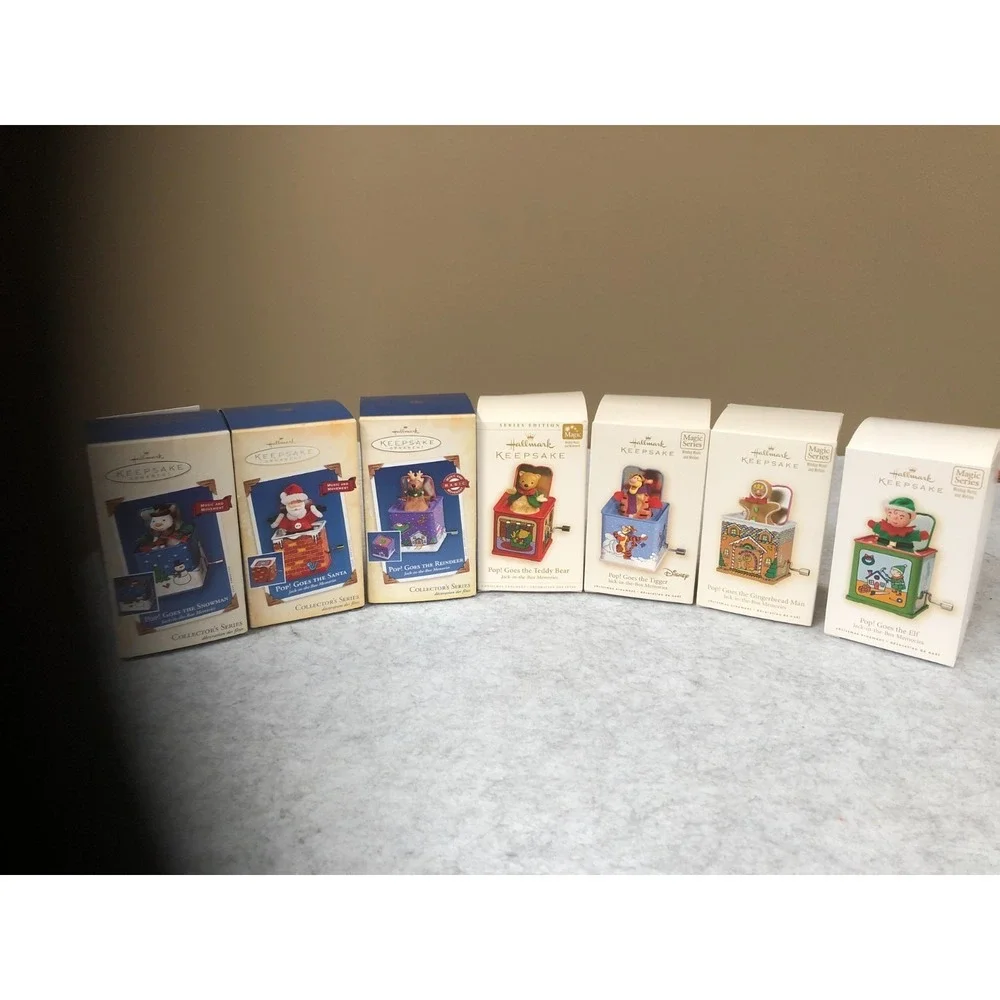 7 Hallmark Keepsake Ornaments 